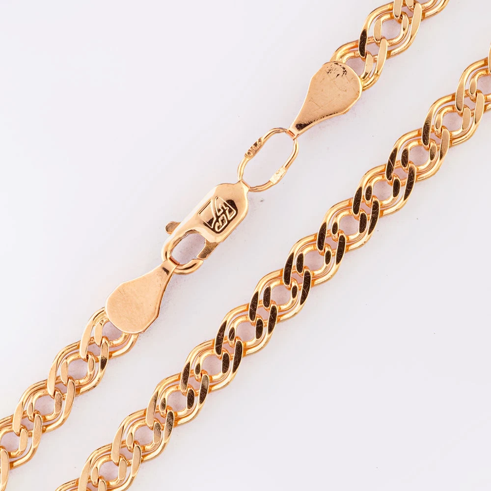 Браслет из красного золота 585 пробы