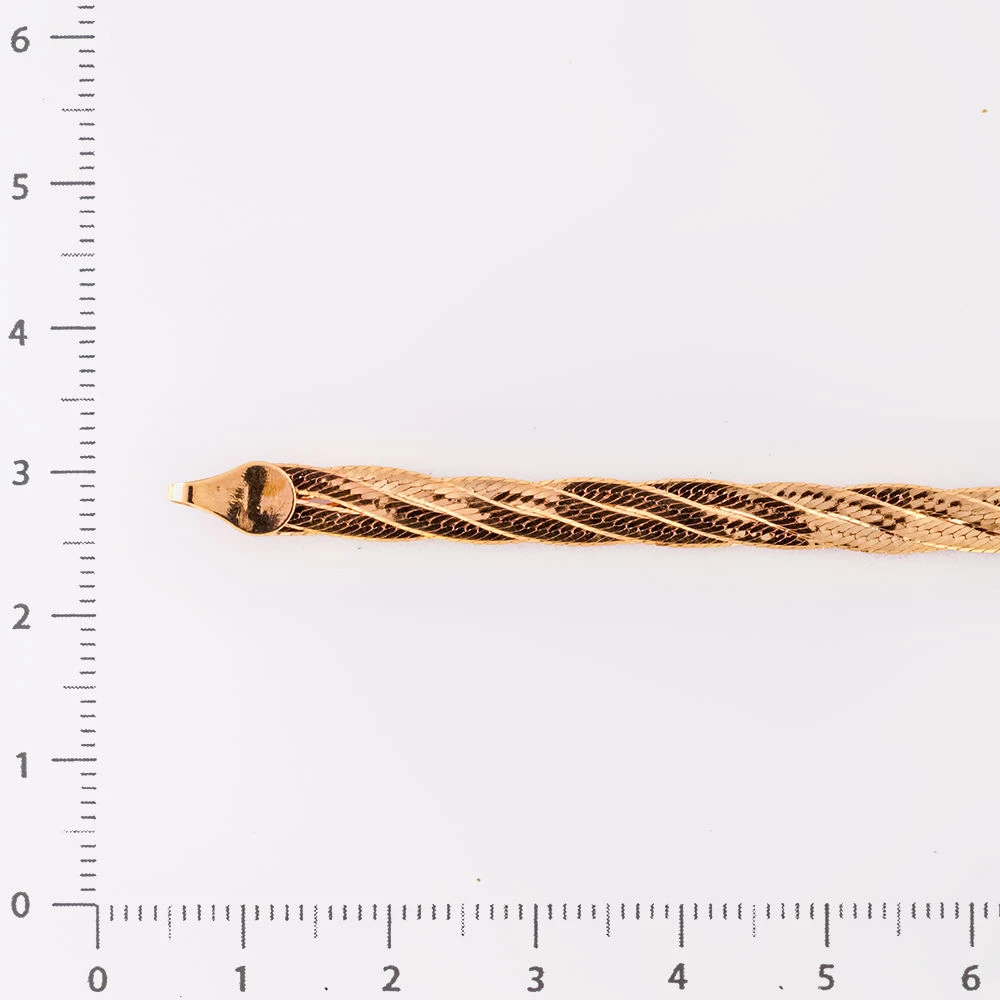 Браслет из красного золота 585 пробы