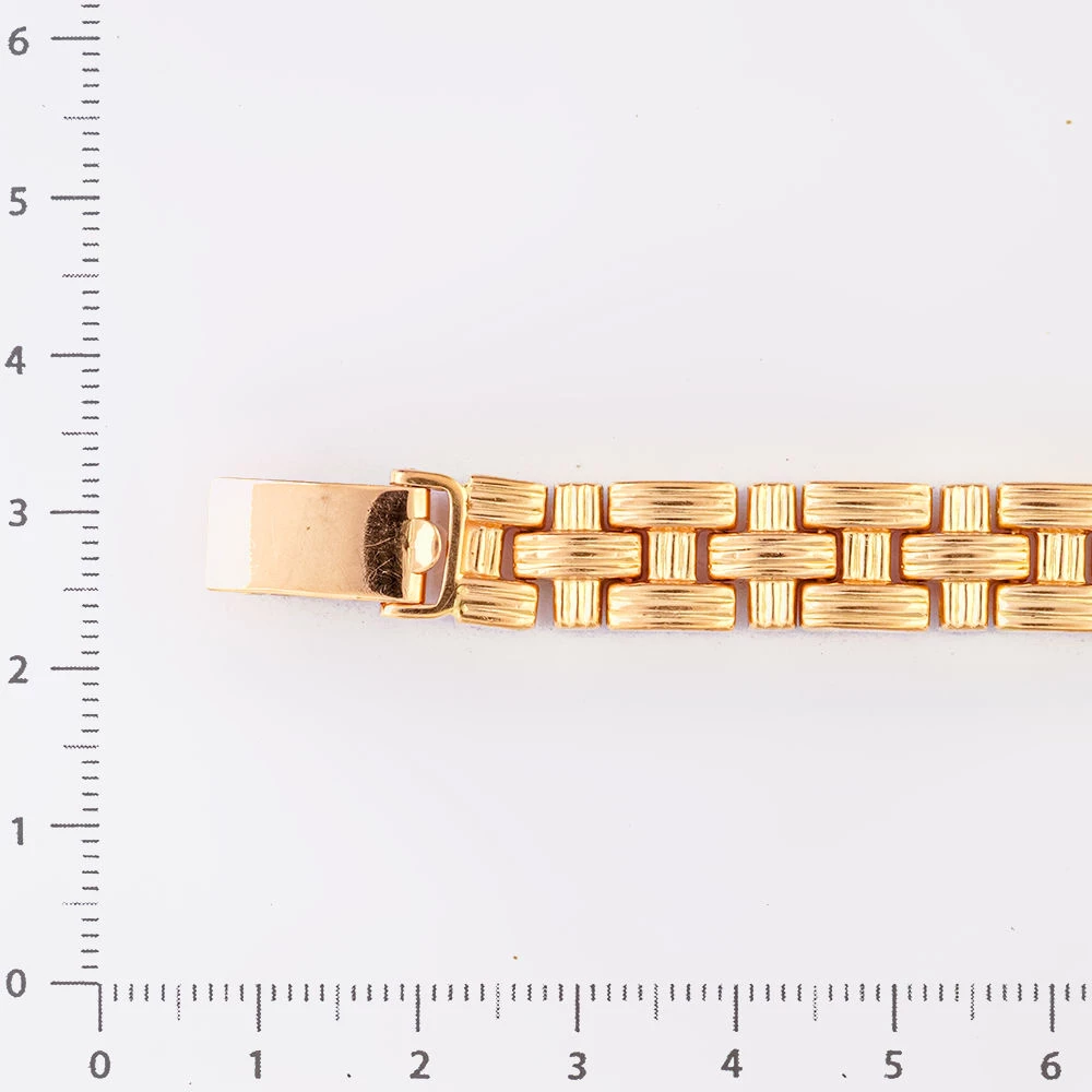 Браслет из красного золота 585 пробы