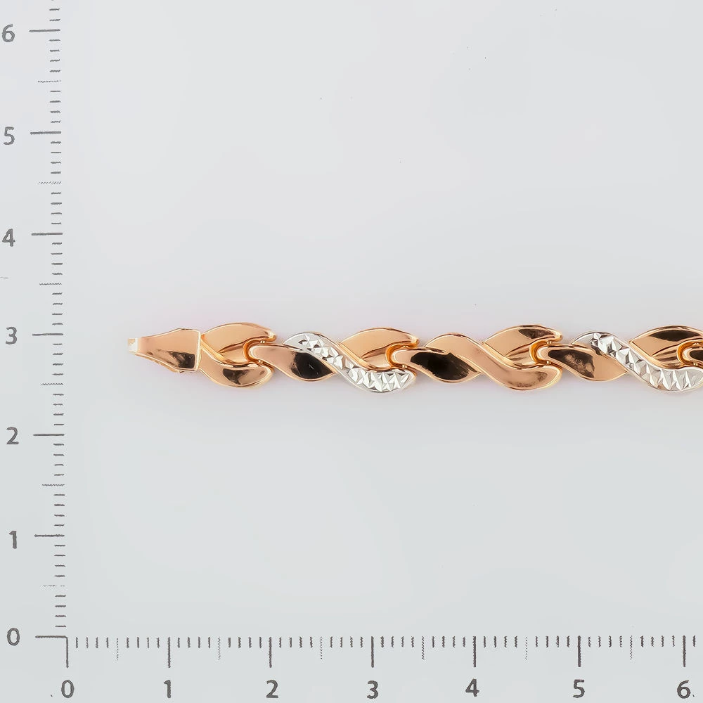 Браслет из красного золота 585 пробы