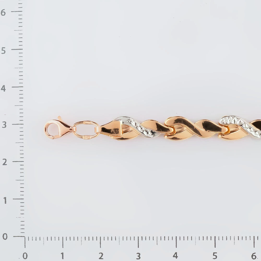 Браслет из красного золота 585 пробы