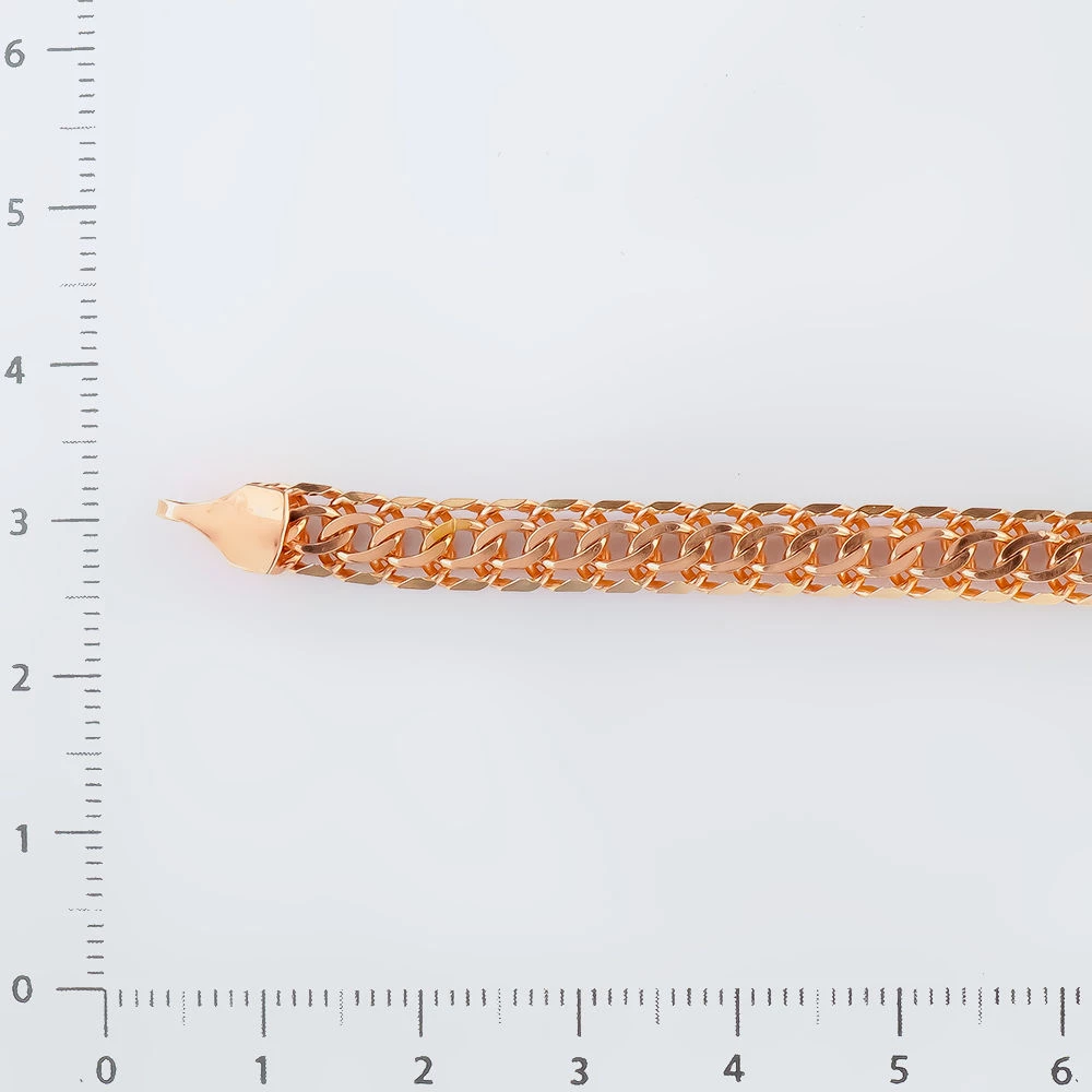 Браслет из красного золота 375 пробы