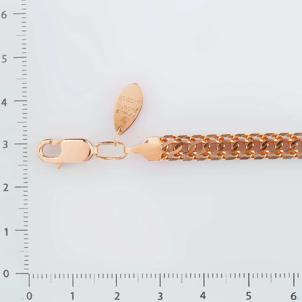 Браслет из красного золота 375 пробы