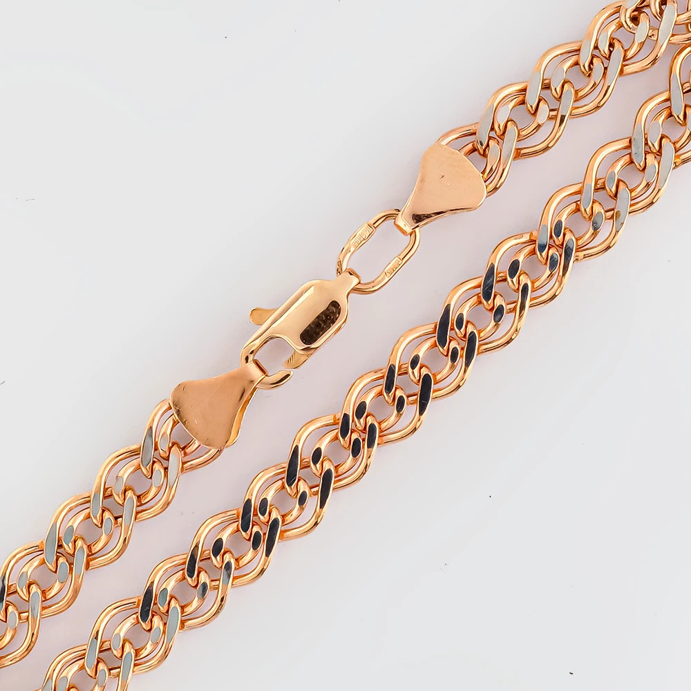 Браслет из красного золота 585 пробы