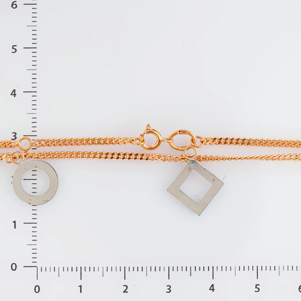 Браслет из красного золота 585 пробы