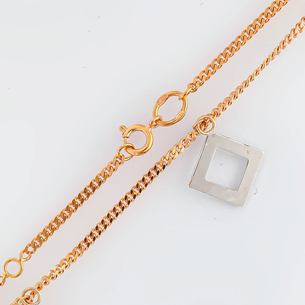 Браслет из красного золота 585 пробы