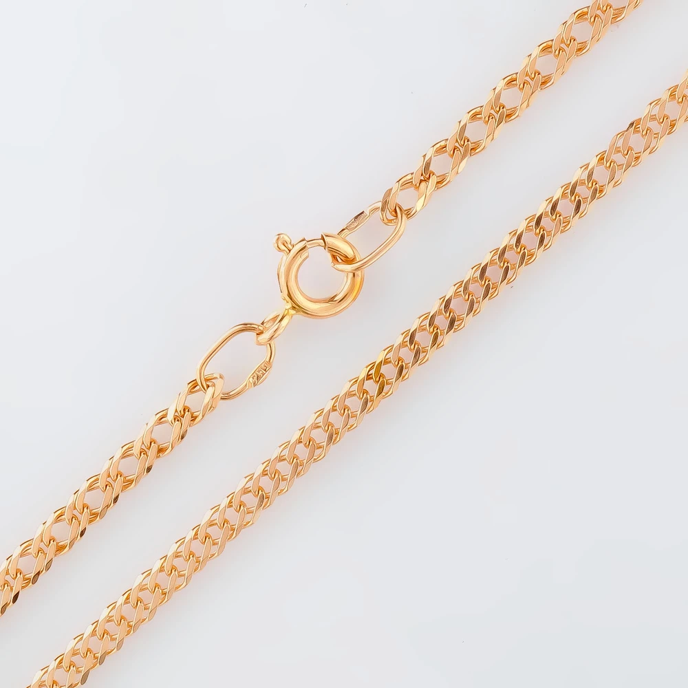 Браслет из красного золота 585 пробы