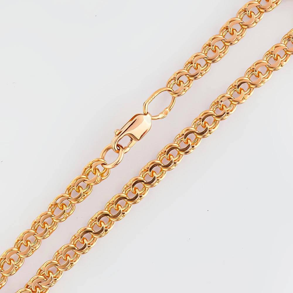 Браслет из красного золота 585 пробы