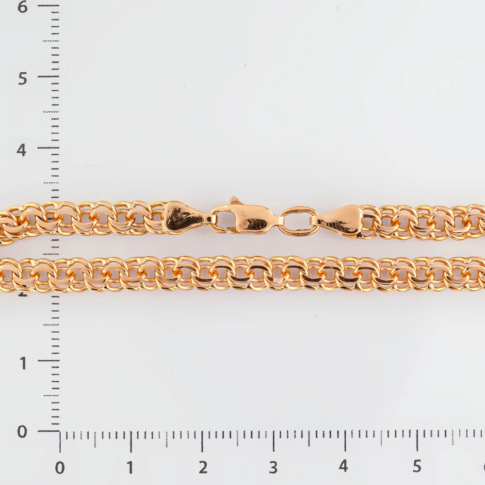 Браслет из красного золота 585 пробы