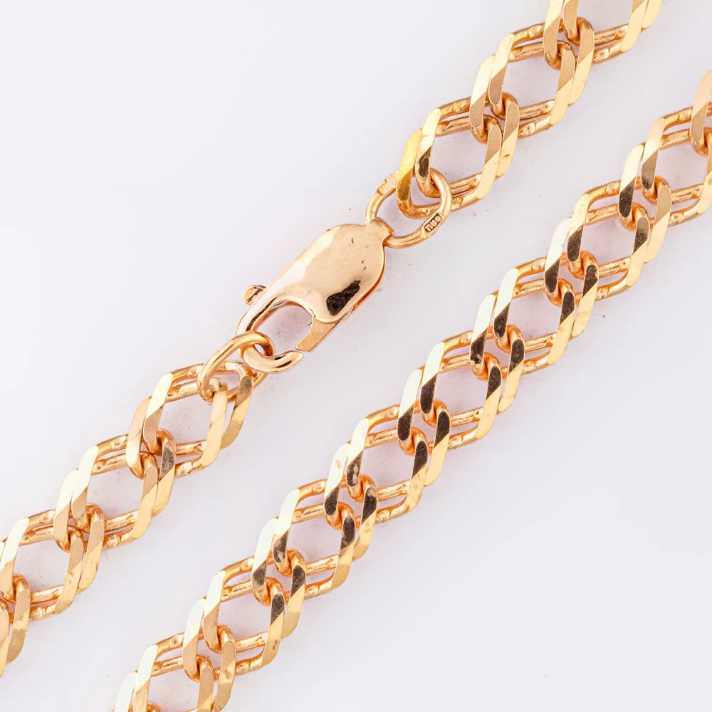 Браслет из красного золота 585 пробы