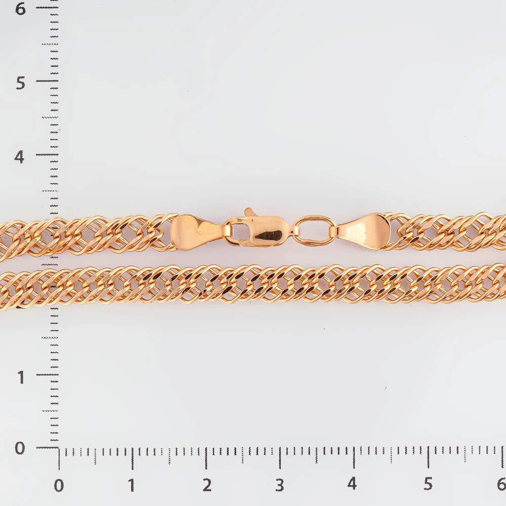 Браслет из красного золота 585 пробы