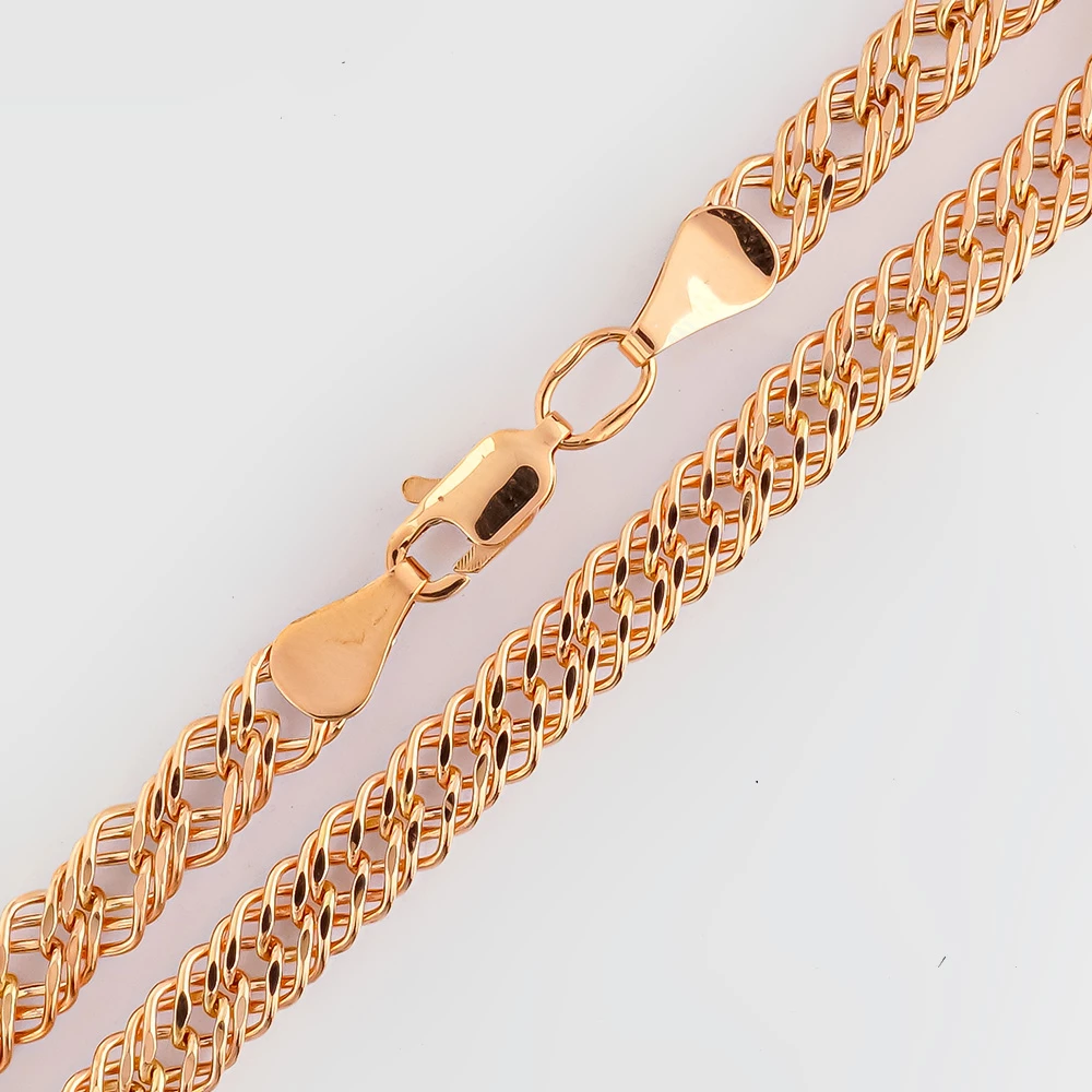 Браслет из красного золота 585 пробы