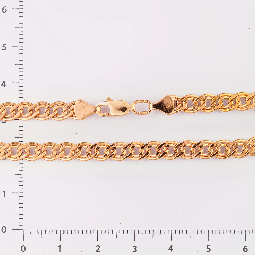 Браслет из красного золота 585 пробы