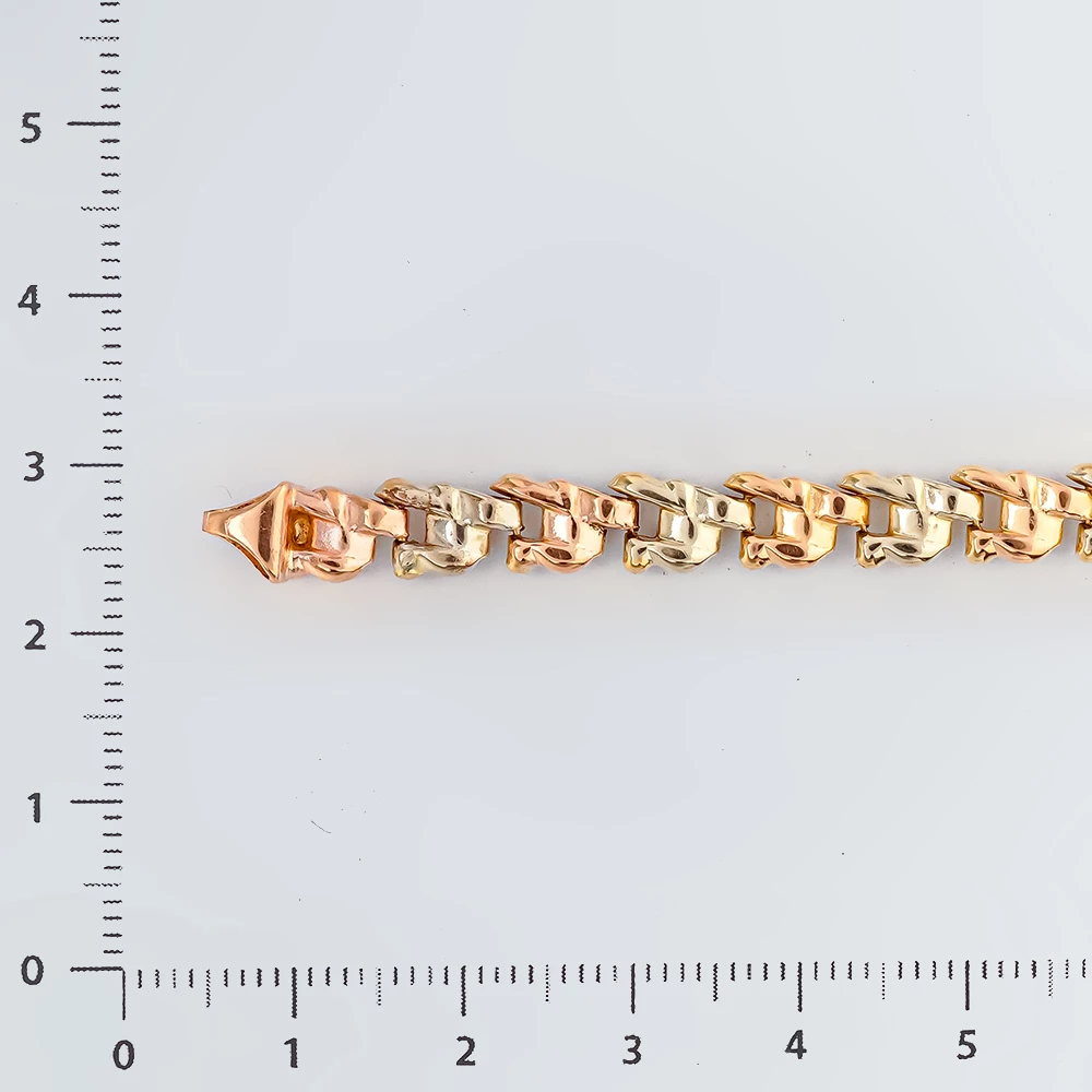 Браслет из красного золота 585 пробы