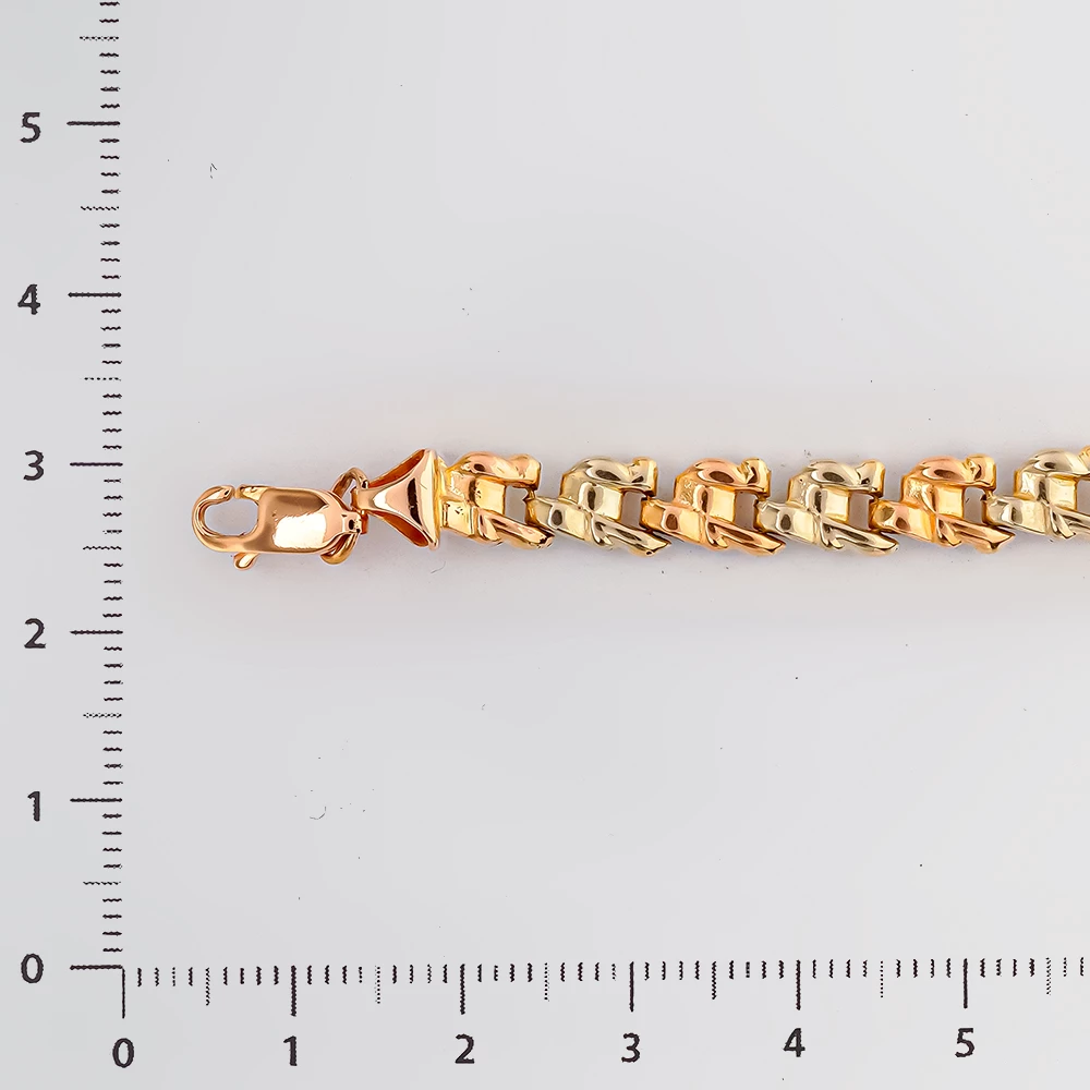 Браслет из красного золота 585 пробы