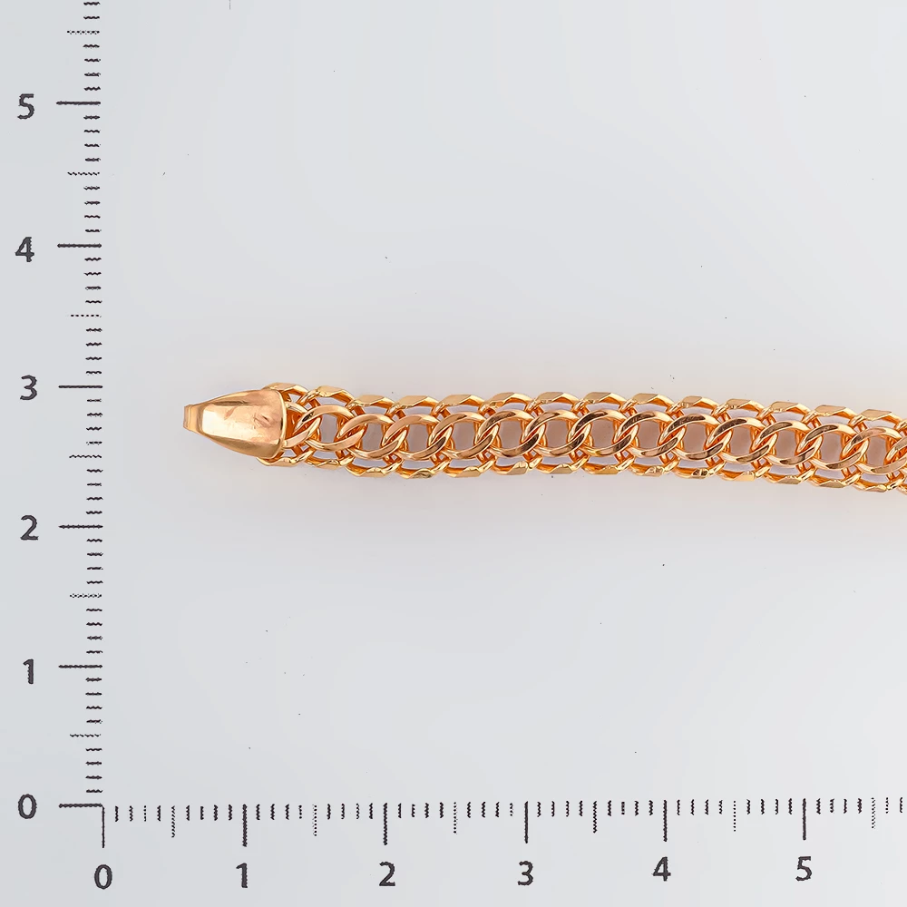 Браслет из красного золота 585 пробы