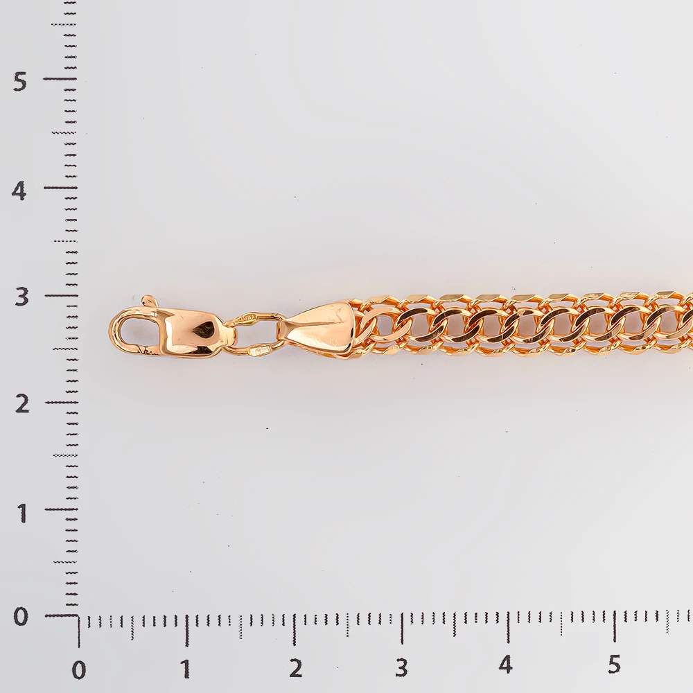 Браслет из красного золота 585 пробы