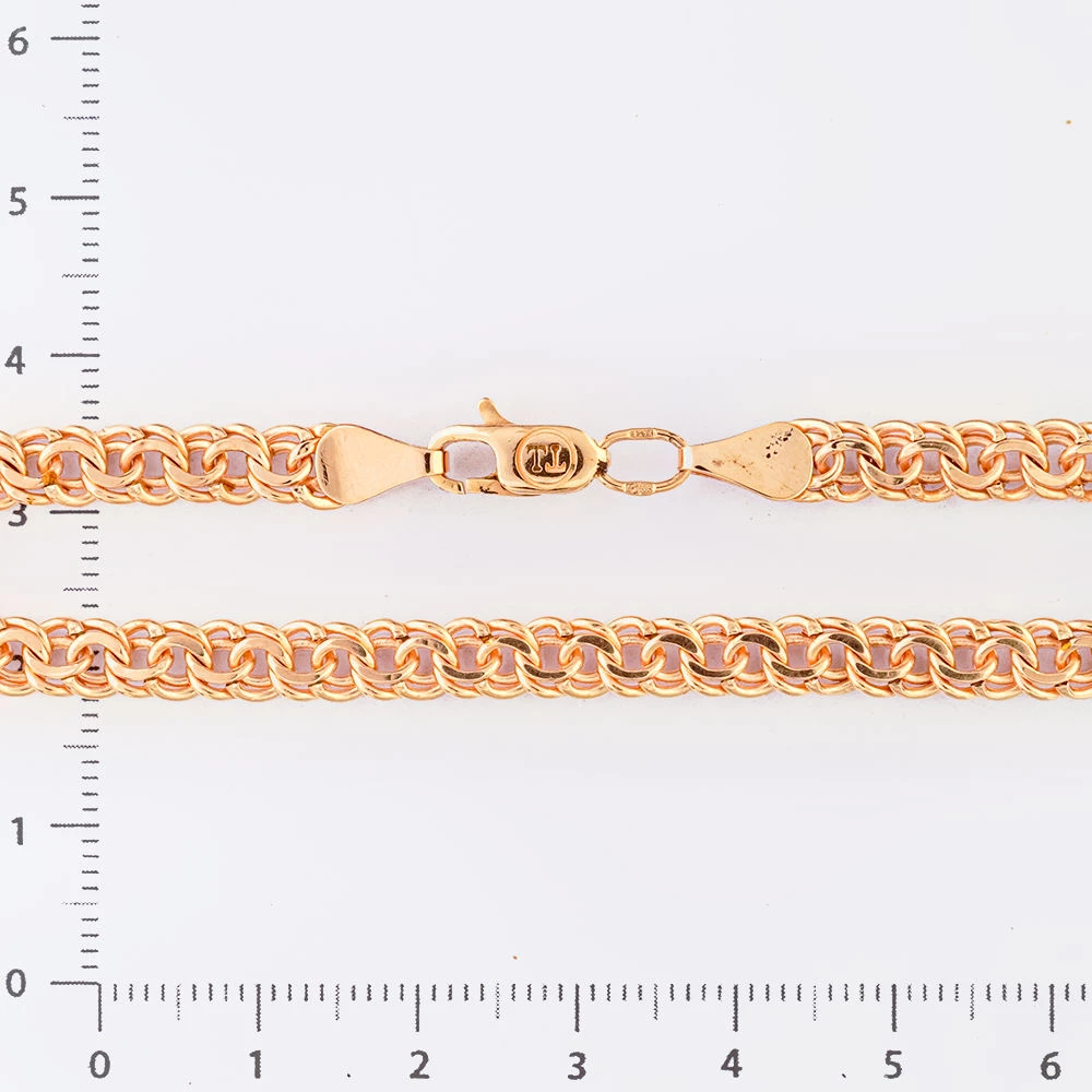 Браслет из красного золота 585 пробы