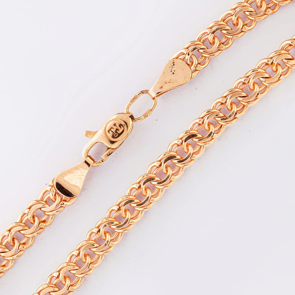 Браслет из красного золота 585 пробы