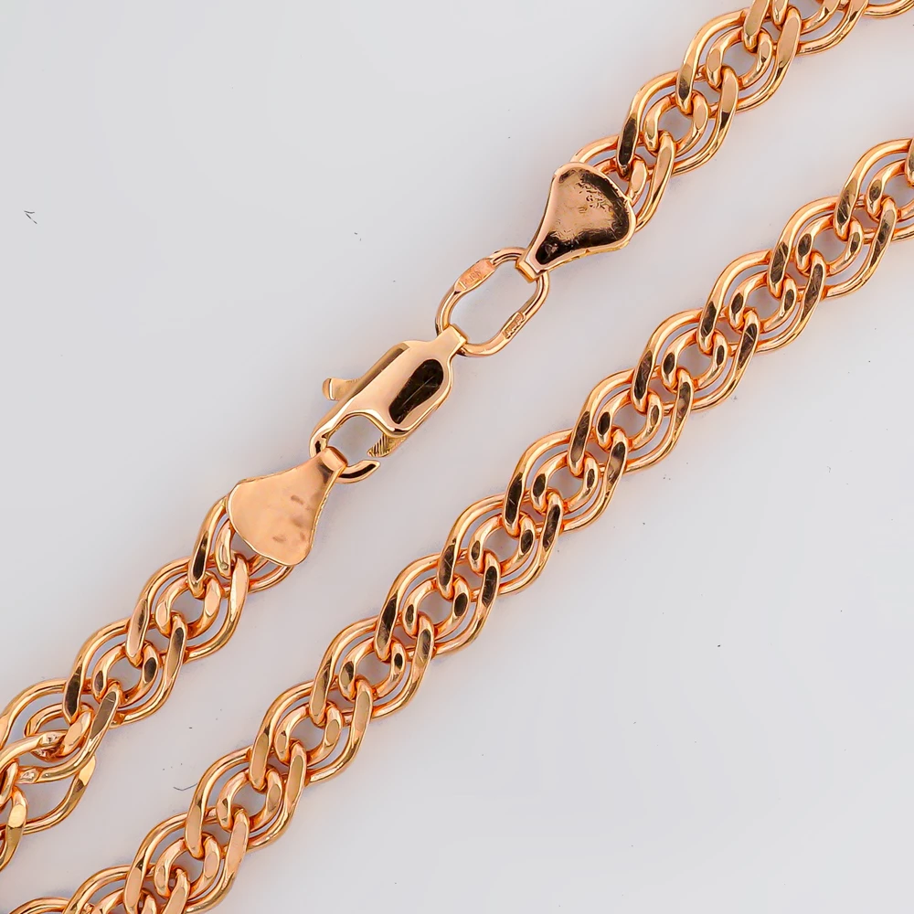 Браслет из красного золота 585 пробы