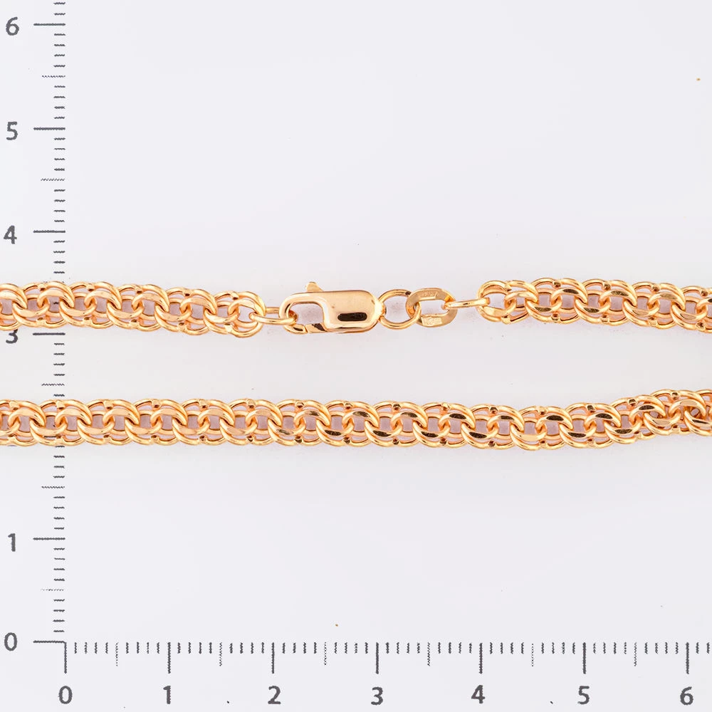 Браслет из красного золота 585 пробы