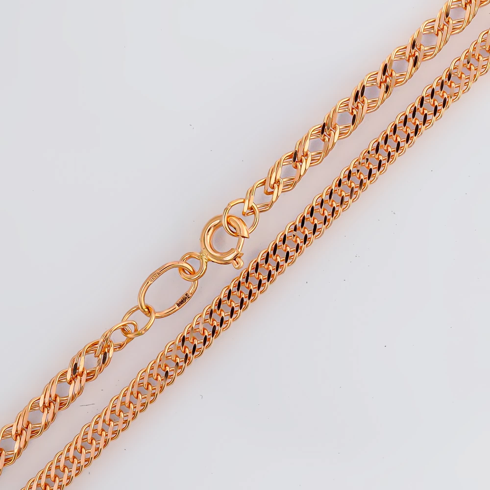 Браслет из красного золота 585 пробы