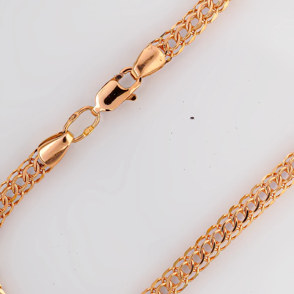 Браслет из красного золота 585 пробы