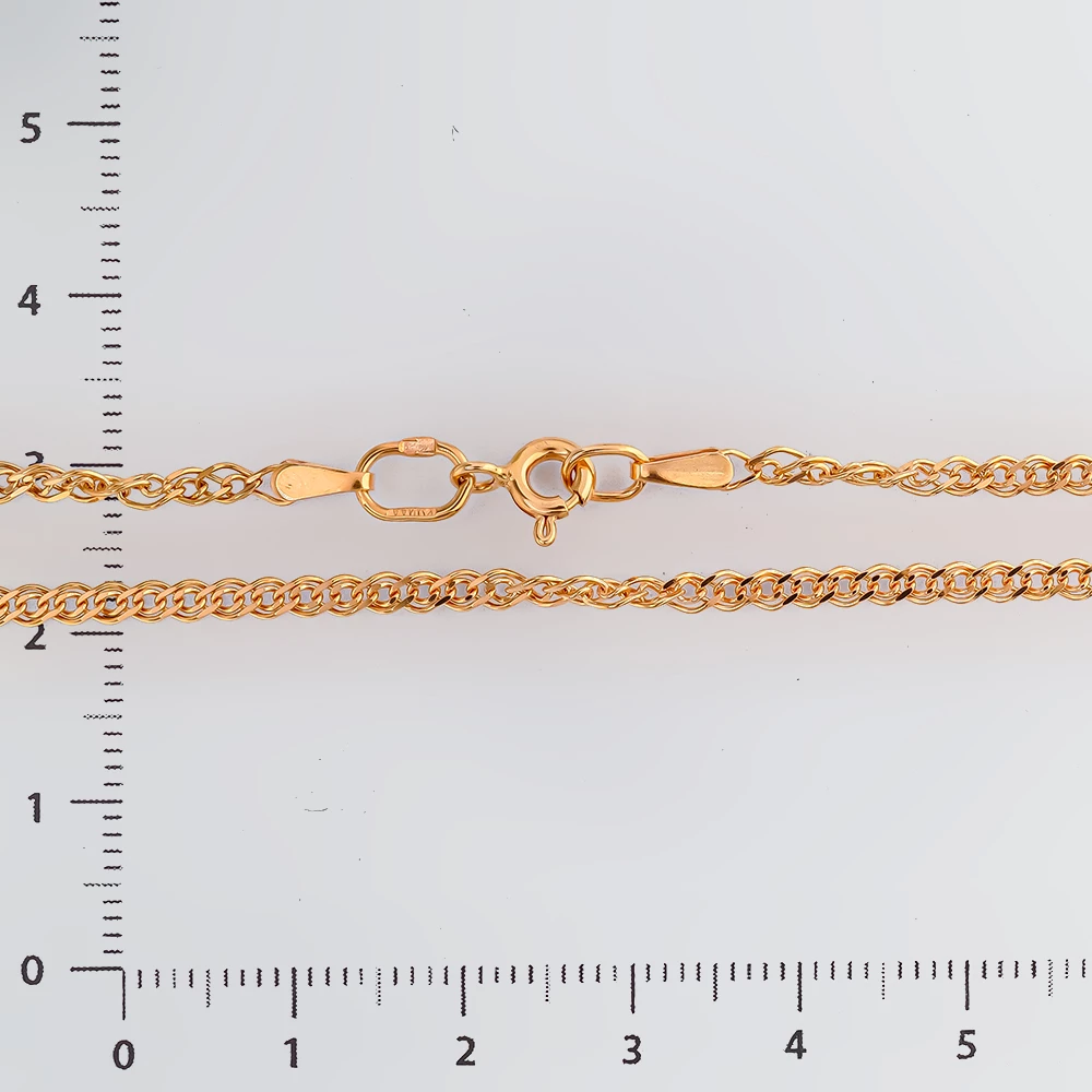 Браслет из красного золота 585 пробы