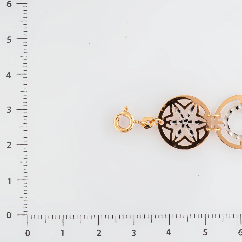 Браслет из красного золота 585 пробы