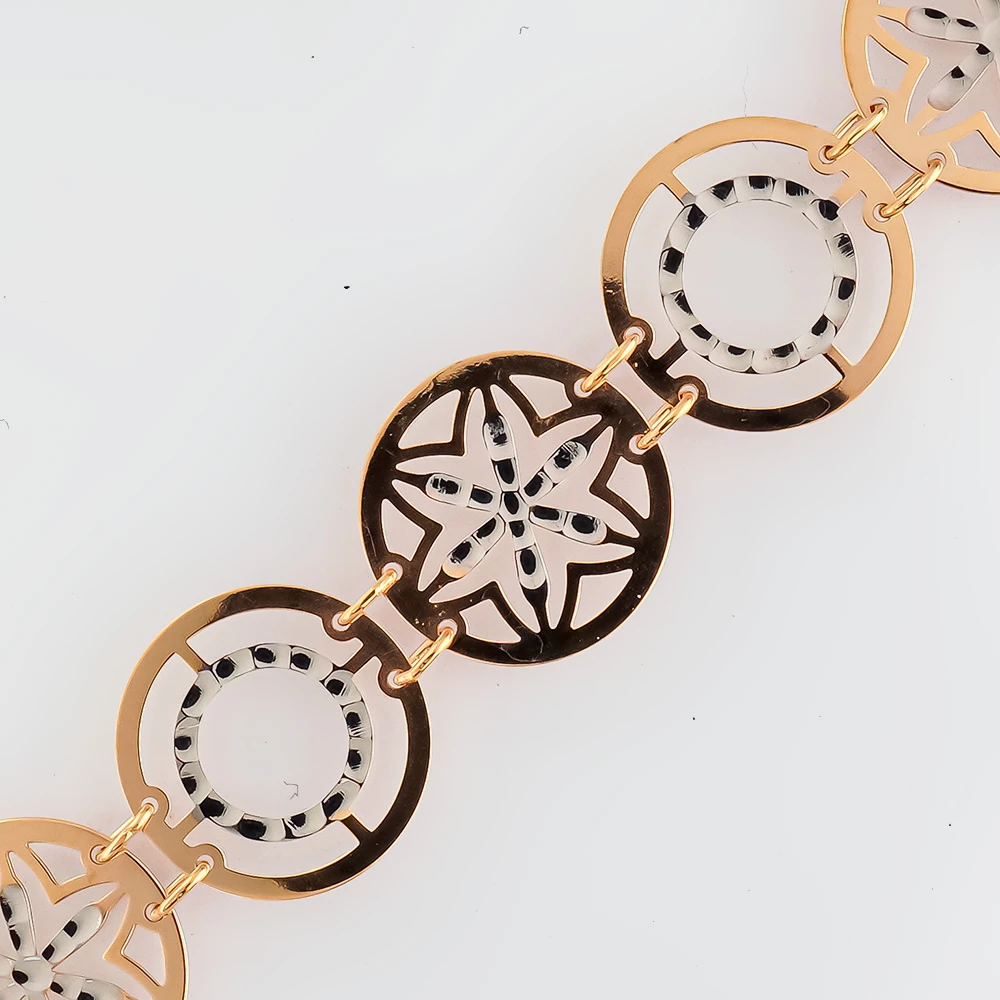 Браслет из красного золота 585 пробы