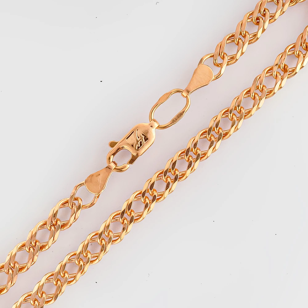 Браслет из красного золота 585 пробы