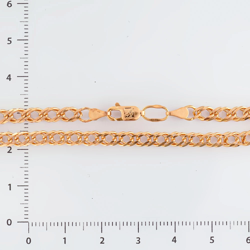 Браслет из красного золота 585 пробы