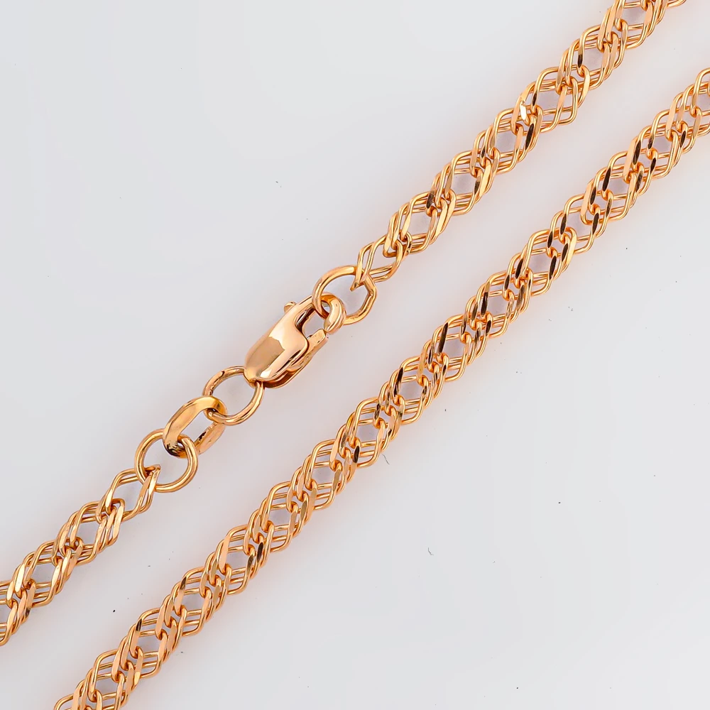 Браслет из красного золота 585 пробы