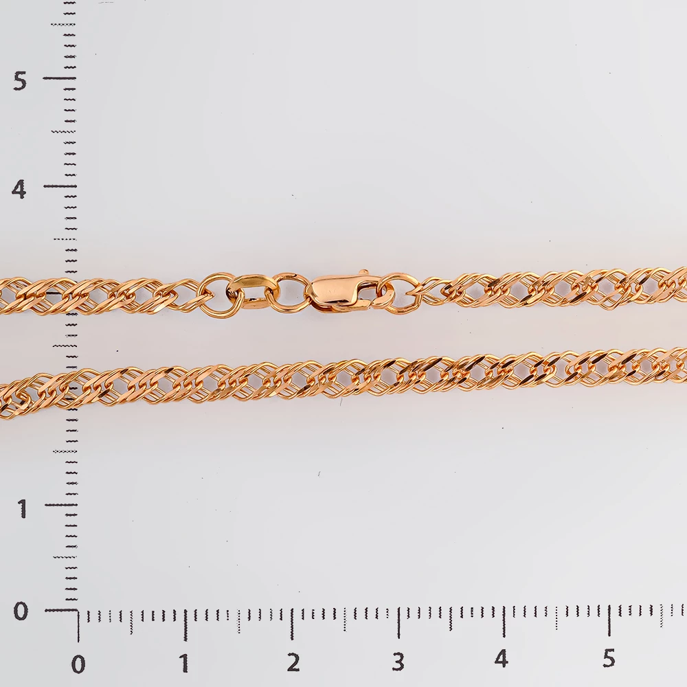 Браслет из красного золота 585 пробы