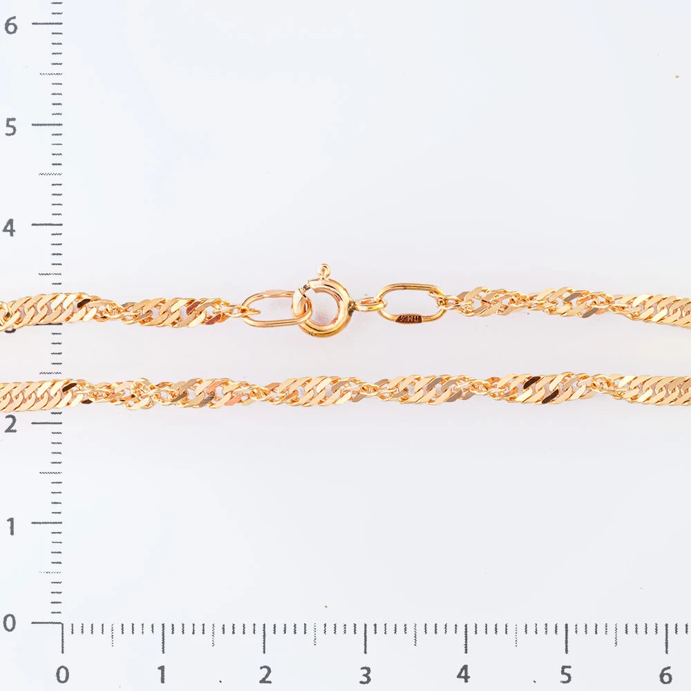 Браслет из красного золота 585 пробы 2