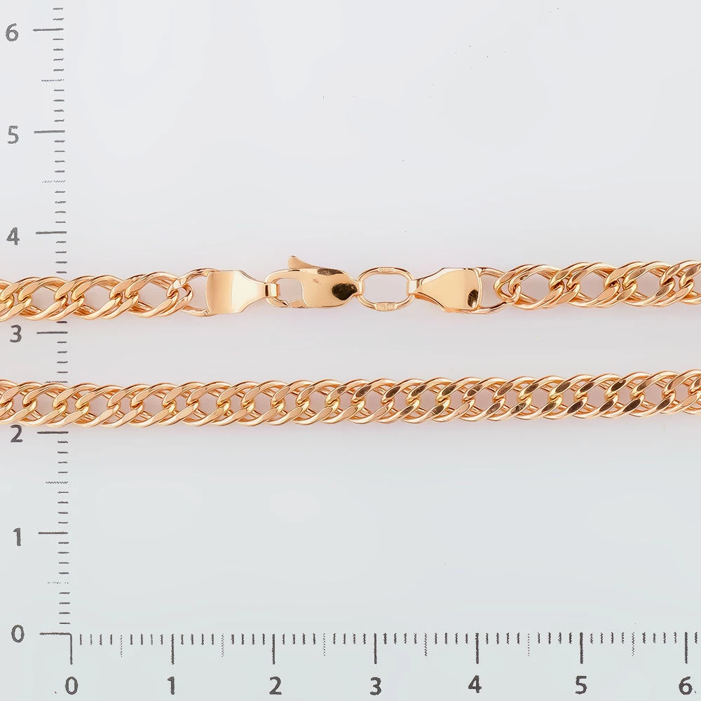 Браслет из красного золота 585 пробы