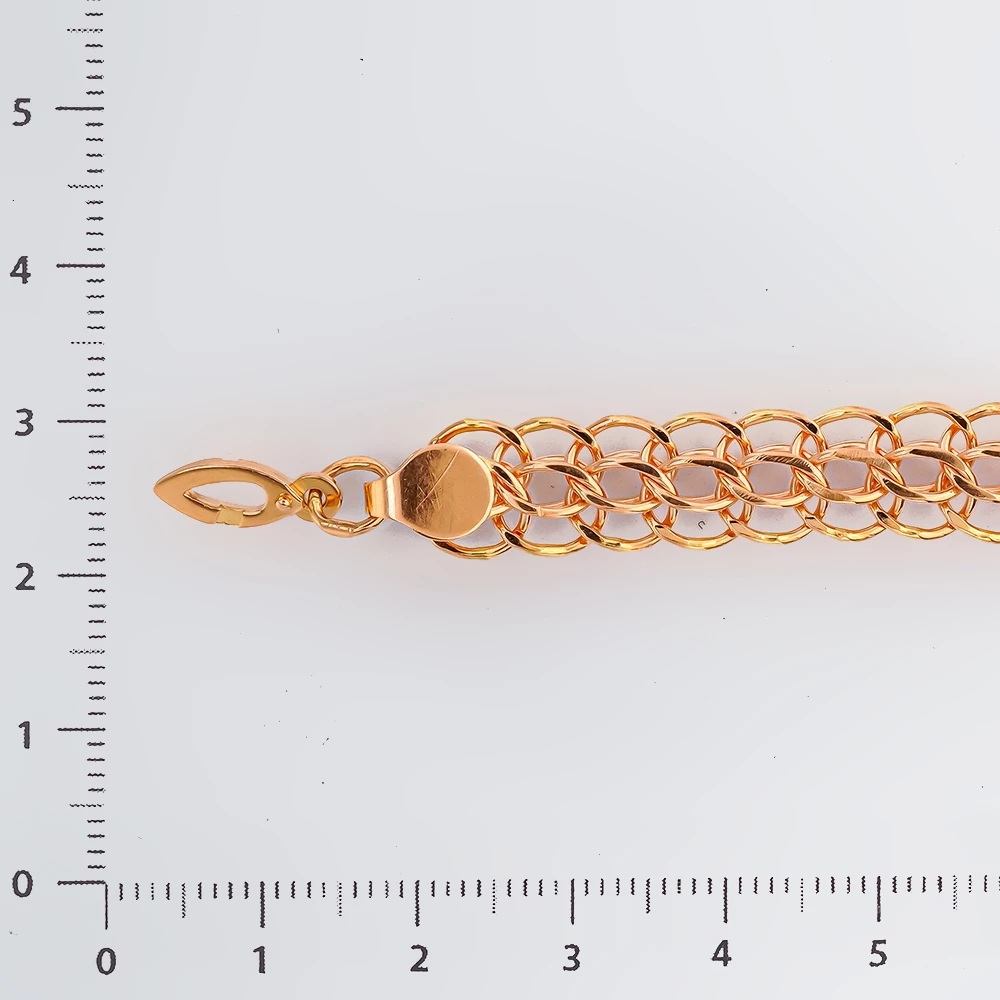 Браслет из красного золота 585 пробы