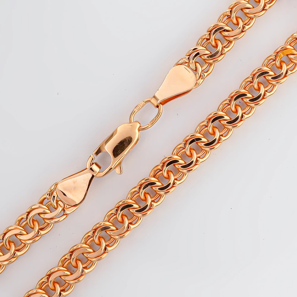 Браслет из красного золота 585 пробы