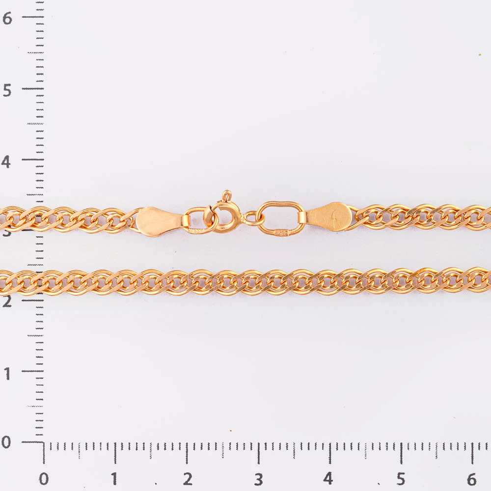 Браслет из красного золота 585 пробы