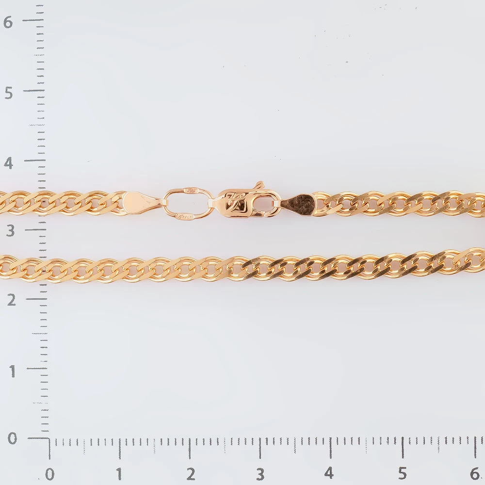 Браслет из красного золота 585 пробы