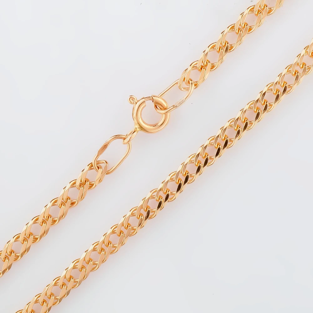 Браслет из красного золота 585 пробы