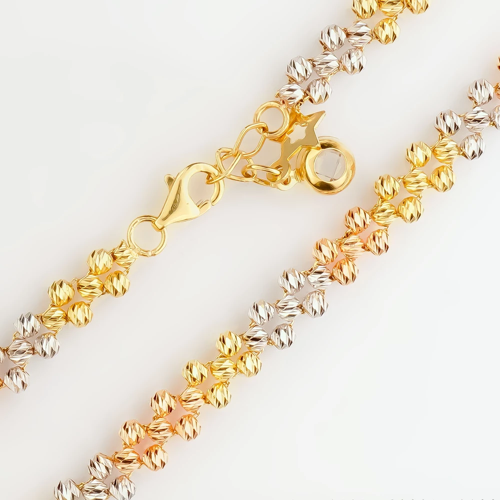 Браслет из красного золота 585 пробы