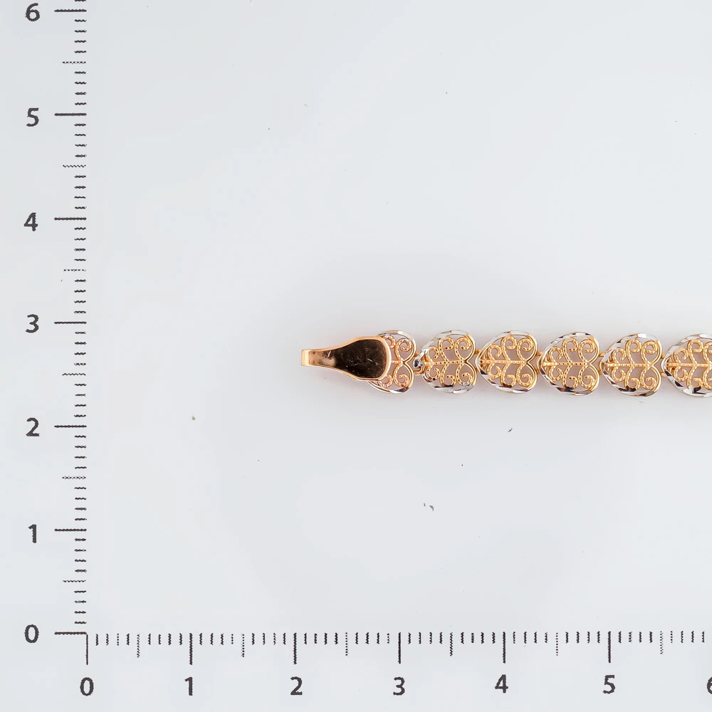 Браслет из красного золота 585 пробы