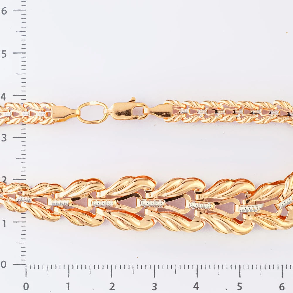 Браслет из красного золота 585 пробы