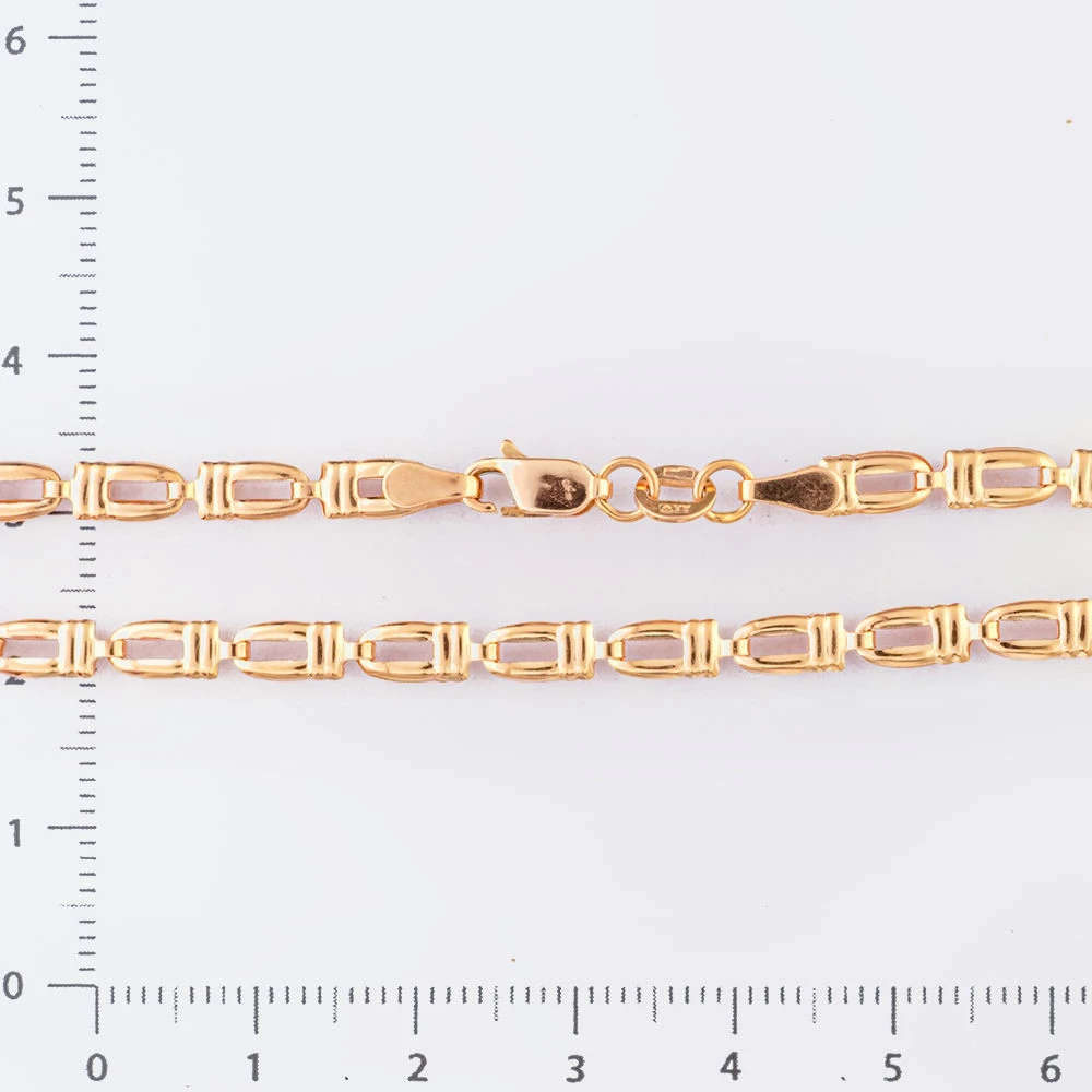 Браслет из красного золота 585 пробы