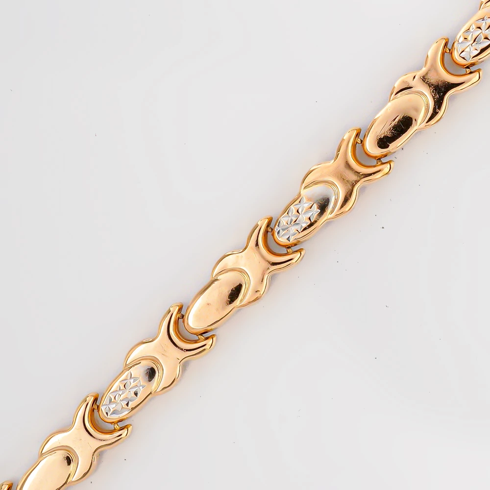 Браслет из красного золота 585 пробы