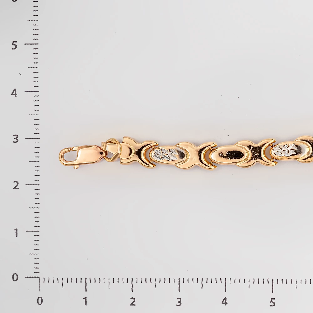 Браслет из красного золота 585 пробы