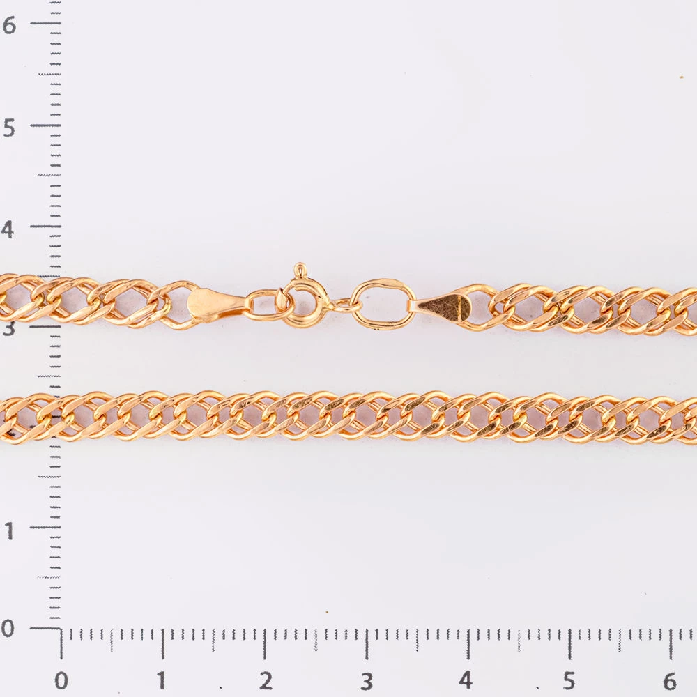 Браслет из красного золота 585 пробы