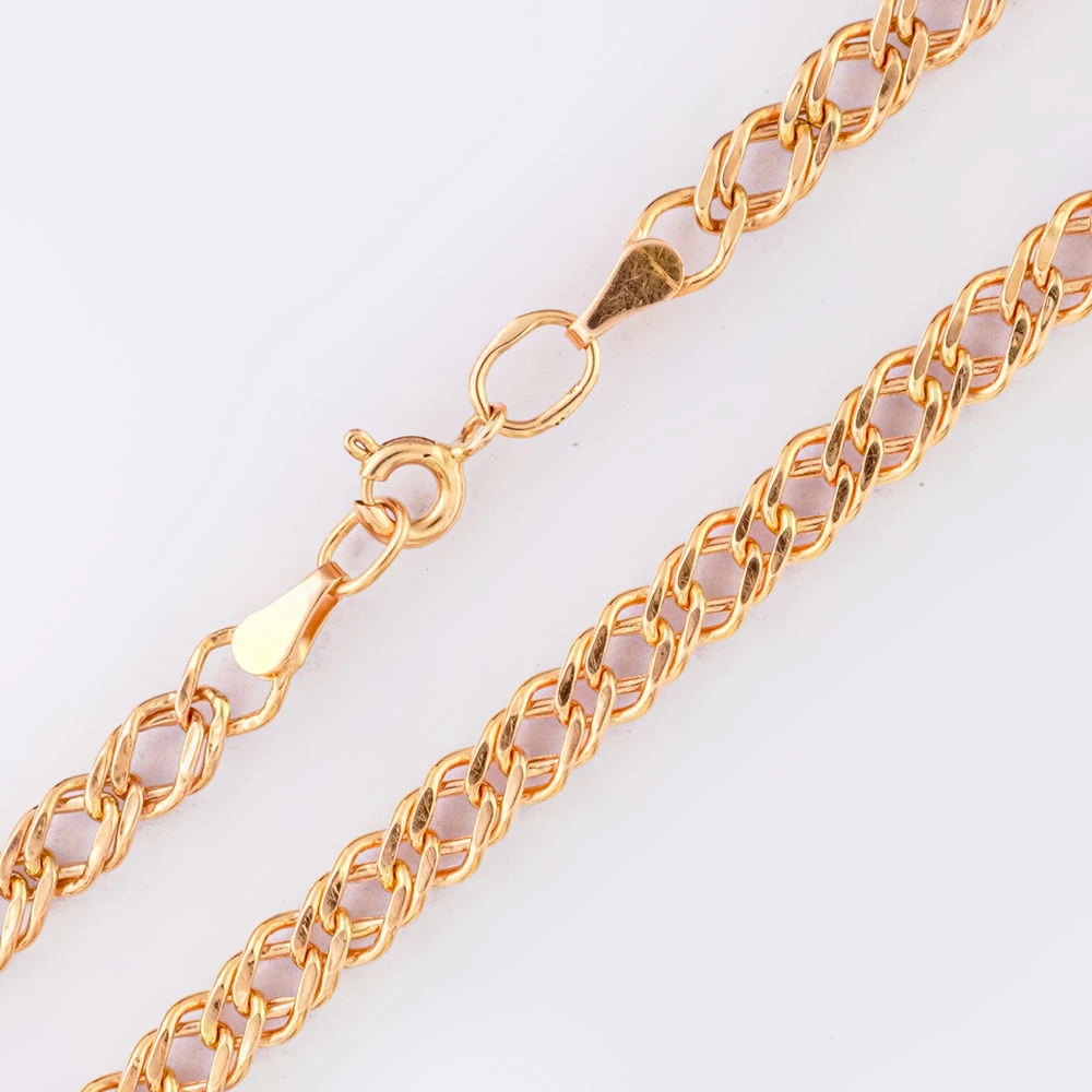 Браслет из красного золота 585 пробы