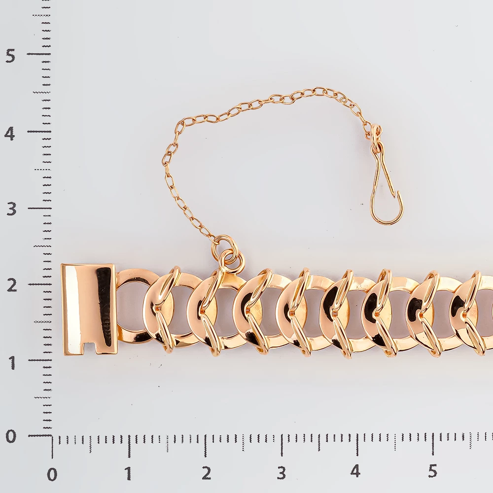 Браслет из красного золота 583 пробы